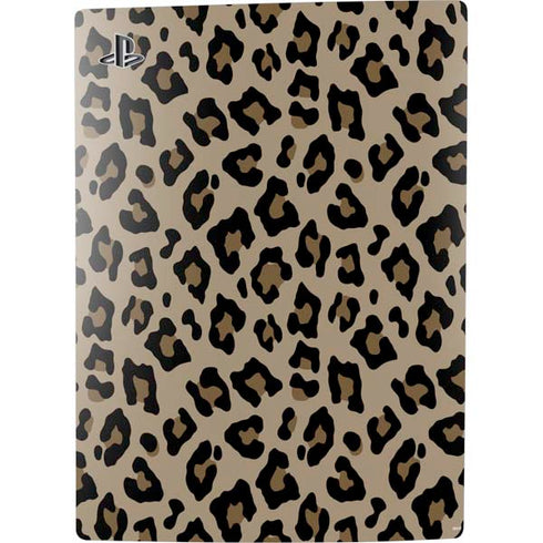 Leopard Print PS5 Digital Edition Console Skin