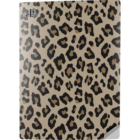 Leopard Print PS5 Digital Edition Console Skin