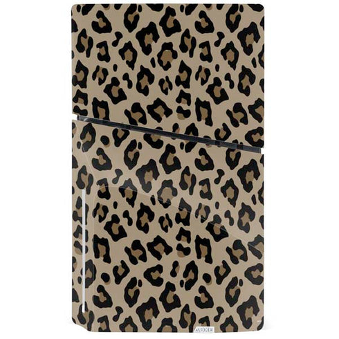 Leopard Print PS5 Slim Disk Console Skin
