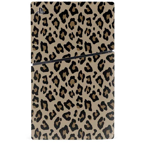 Leopard Print PS5 Slim Digital Edition Bundle Skin