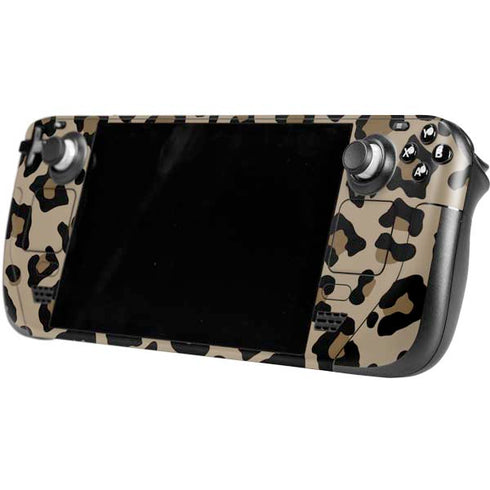 Leopard Print Steam Deck Handheld Gaming Computer Skin
