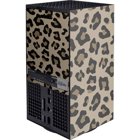 Leopard Print Xbox Series X Console Skin