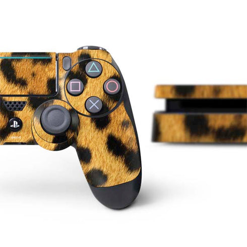 Leopard Animal Print PS4 Slim Bundle Skin