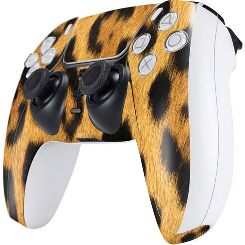 Leopard Animal Print PS5 Controller Skin