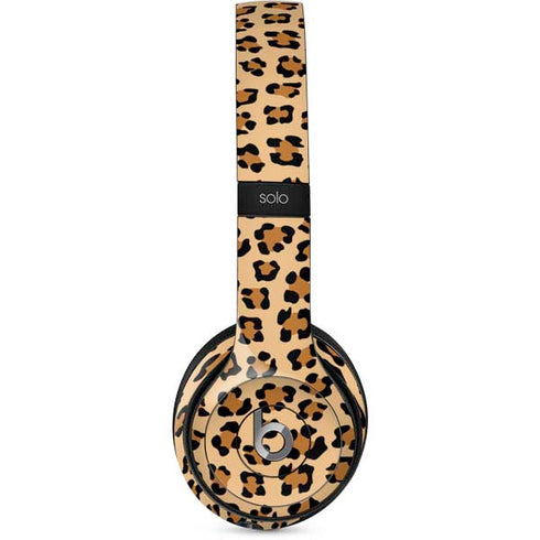 Leopard Spots Print Beats Solo 2 Wired Skin
