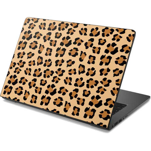 Leopard Spots Print Dell Chromebook Skin