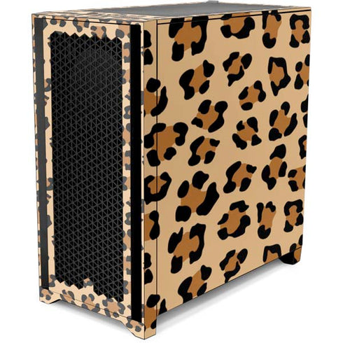 Leopard Spots Print Corsair 4000D Tempered Glass Mid-Tower ATX Case Skin