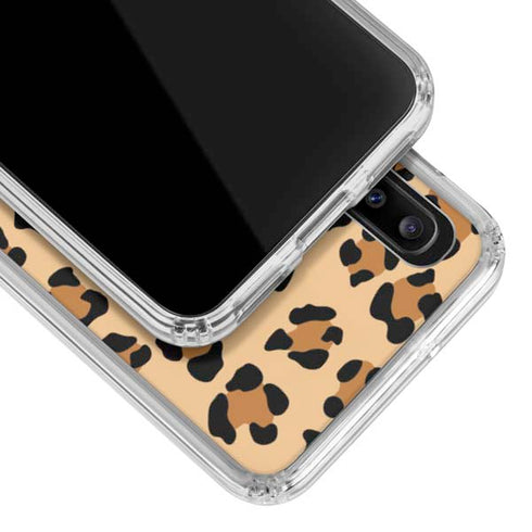 Leopard Spots Print Galaxy A20 Clear Case