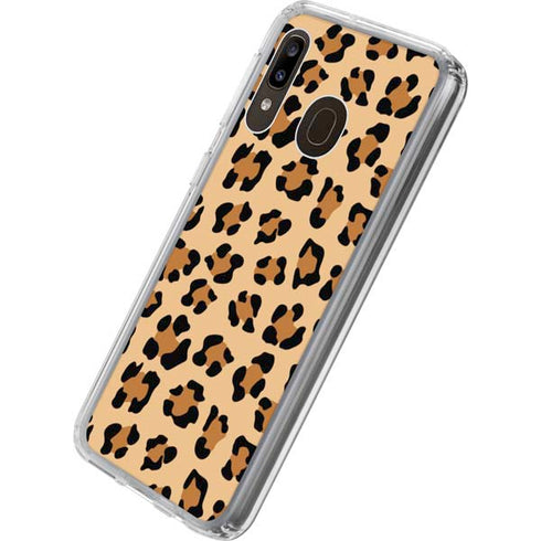 Leopard Spots Print Galaxy A20 Clear Case