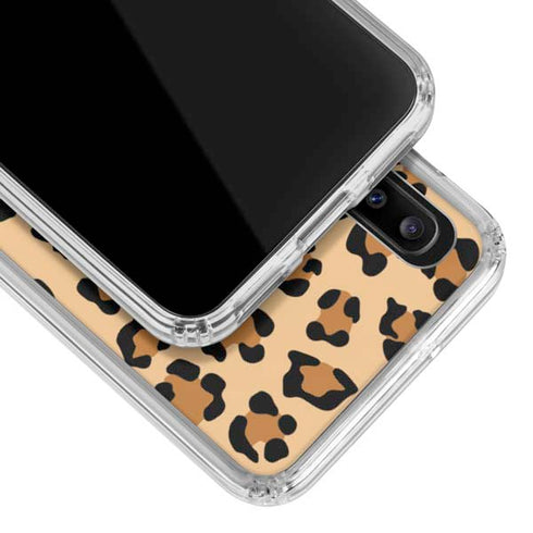 Leopard Spots Print Galaxy A30 Clear Case