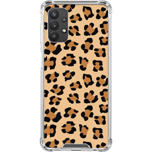 Leopard Spots Print Galaxy A32 5G Clear Case