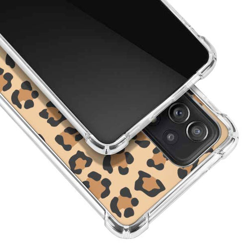 Leopard Spots Print Galaxy A52 5G Clear Case
