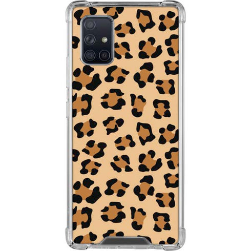 Leopard Spots Print Galaxy A71 5G Clear Case