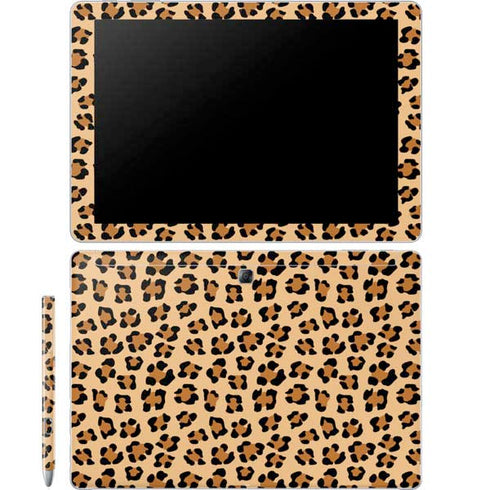 Leopard Spots Print Galaxy Book 12in Skin