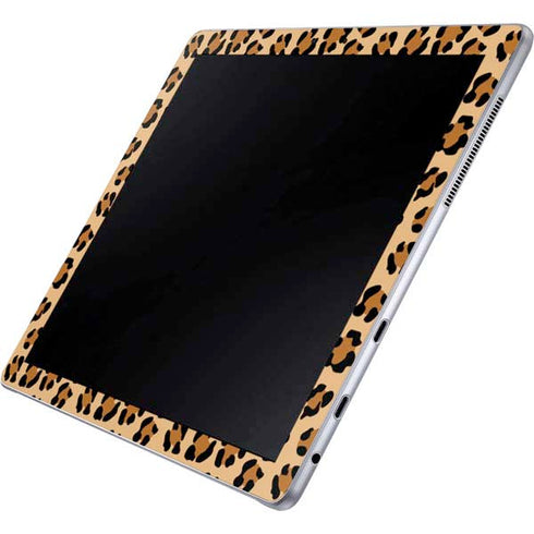 Leopard Spots Print Galaxy Book 12in Skin