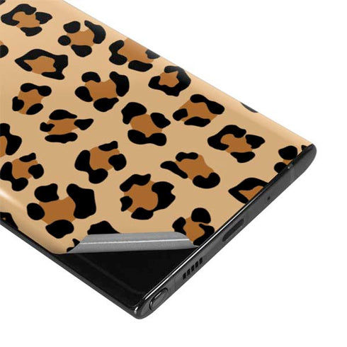 Leopard Spots Print Galaxy Note 10 Plus Skin
