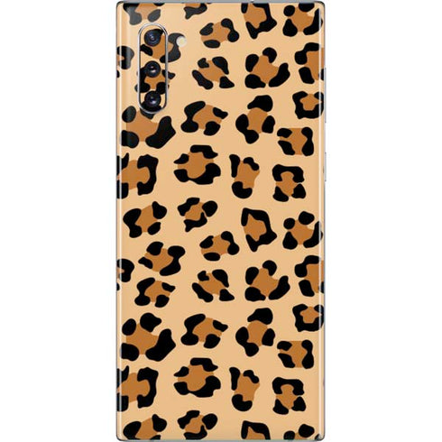 Leopard Spots Print Galaxy Note 10 Skin