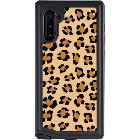 Leopard Spots Print Galaxy Note 10 Waterproof Case