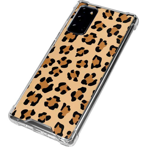 Leopard Spots Print Galaxy Note20 5G Clear Case