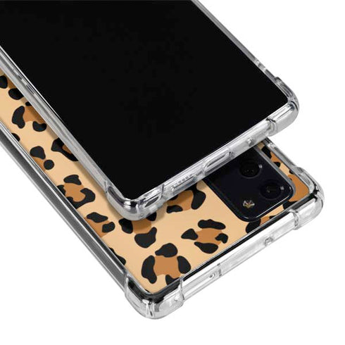 Leopard Spots Print Galaxy Note20 5G Clear Case
