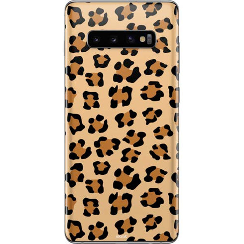 Leopard Spots Print Galaxy S10 Plus Skin