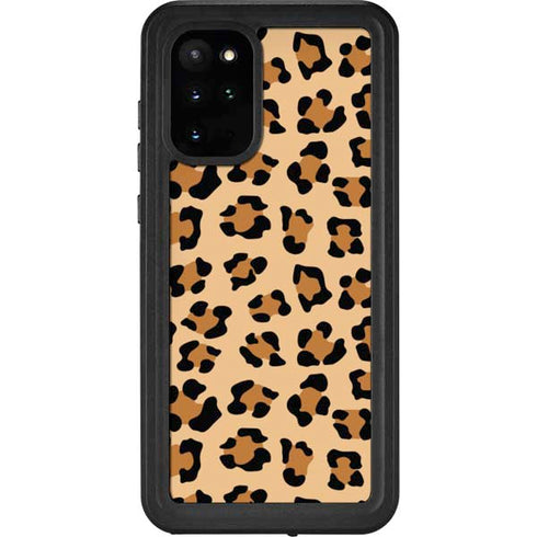 Leopard Spots Print Galaxy S20 Plus Waterproof Case