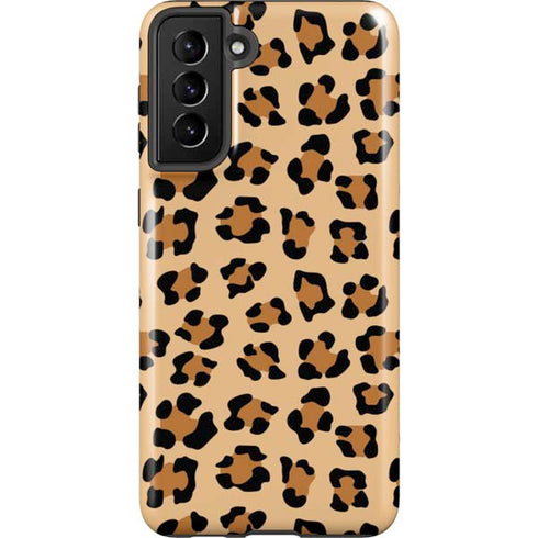 Leopard Spots Print Galaxy S21 Plus 5G Pro Case