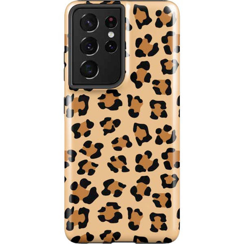 Leopard Spots Print Galaxy S21 Ultra 5G Pro Case