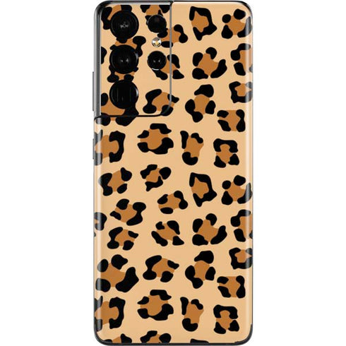 Leopard Spots Print Galaxy S21 Ultra 5G Skin
