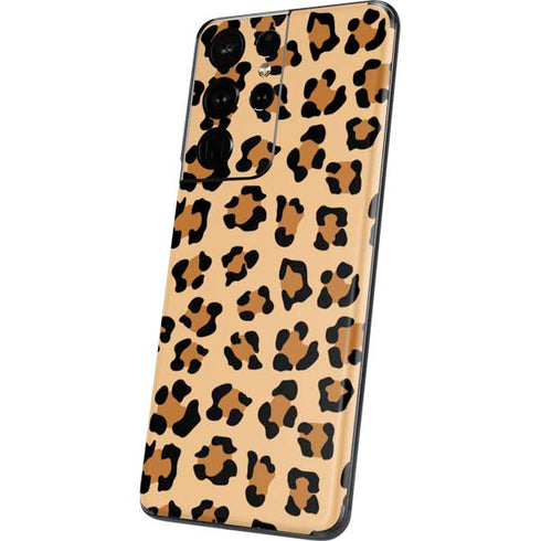 Leopard Spots Print Galaxy S21 Ultra 5G Skin