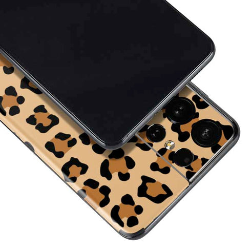 Leopard Spots Print Galaxy S21 Ultra 5G Skin