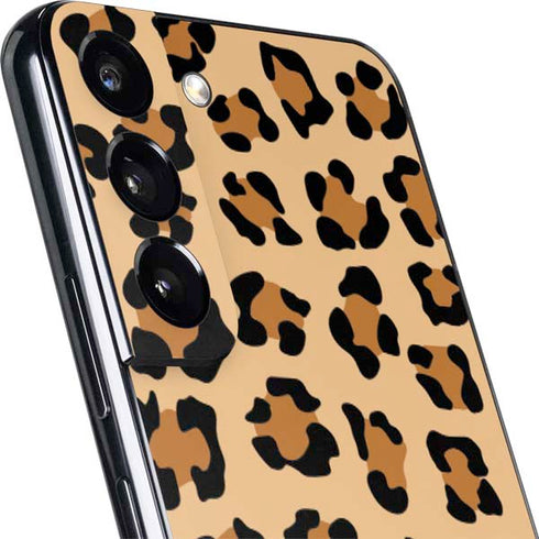 Leopard Spots Print Galaxy S22 Plus Skin