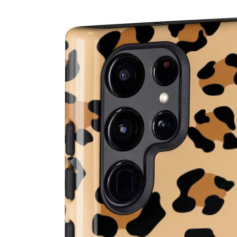 Leopard Spots Print Galaxy S22 Ultra Pro Case