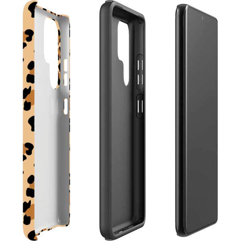 Leopard Spots Print Galaxy S22 Ultra Pro Case
