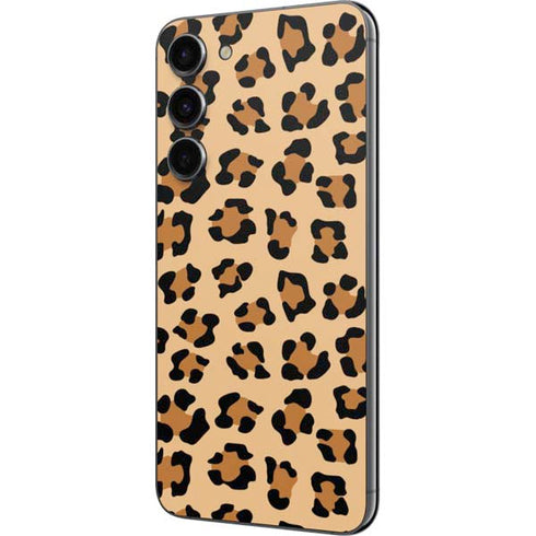 Leopard Spots Print Galaxy S23 Plus Skin