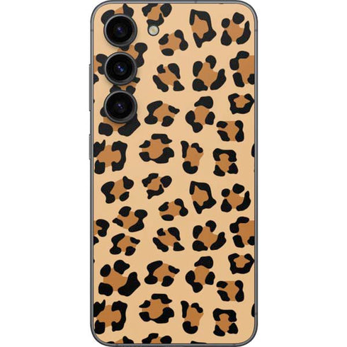 Leopard Spots Print Galaxy S23 Skin