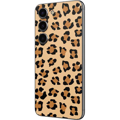 Leopard Spots Print Galaxy S23 Skin