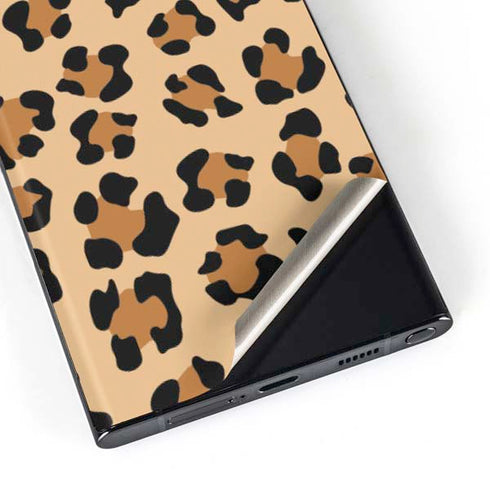 Leopard Spots Print Galaxy S23 Ultra Skin