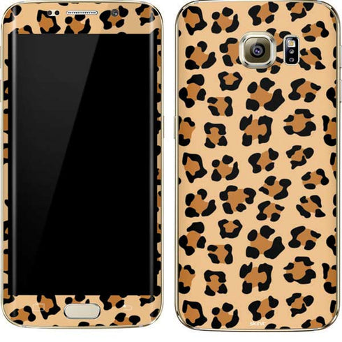 Leopard Spots Print Galaxy S7 Edge Skin