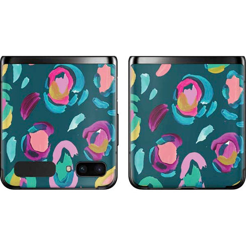 Etta Vee Leopard Spots Galaxy Z Flip Skin