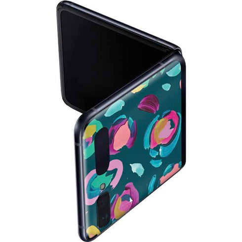 Etta Vee Leopard Spots Galaxy Z Flip Skin