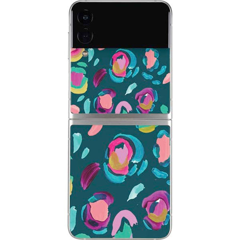 Etta Vee Leopard Spots Galaxy Z Flip3 5G Skin