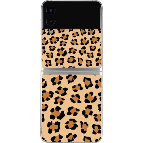 Leopard Spots Print Galaxy Z Flip4 5G Skin