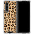 Leopard Spots Print Galaxy Z Fold4 5G Clear Case