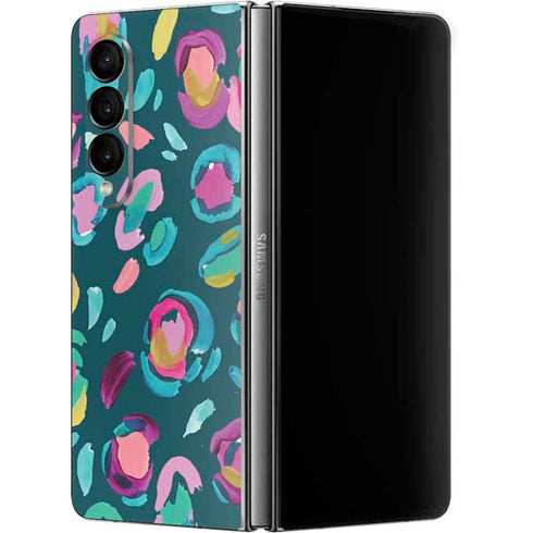 Etta Vee Leopard Spots Galaxy Z Fold4 5G Skin