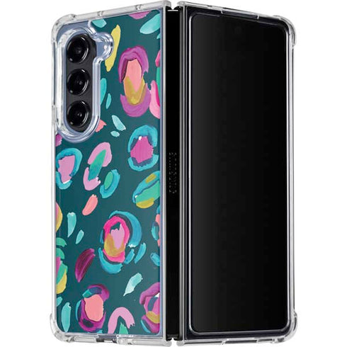 Leopard Spots by Etta Vee Galaxy Z Fold5 5G Clear Case