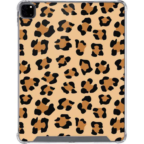 Leopard Spots Print iPad Pro 12.9in (2020) Clear Case