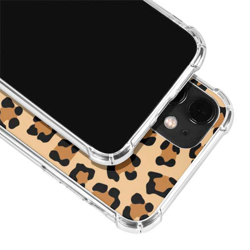Leopard Spots Print iPhone 12 Mini Clear Case