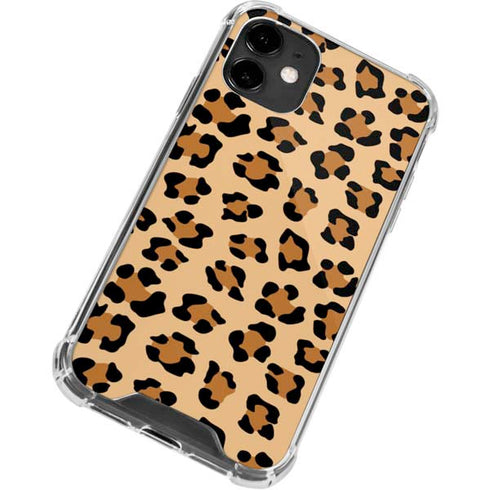 Leopard Spots Print iPhone 12 Mini Clear Case