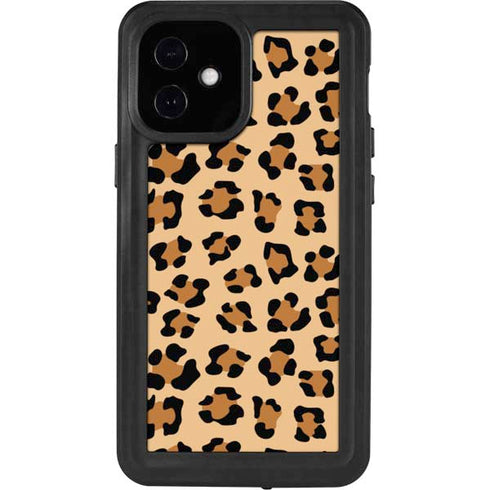 Leopard Spots Print iPhone 12 Mini Waterproof Case